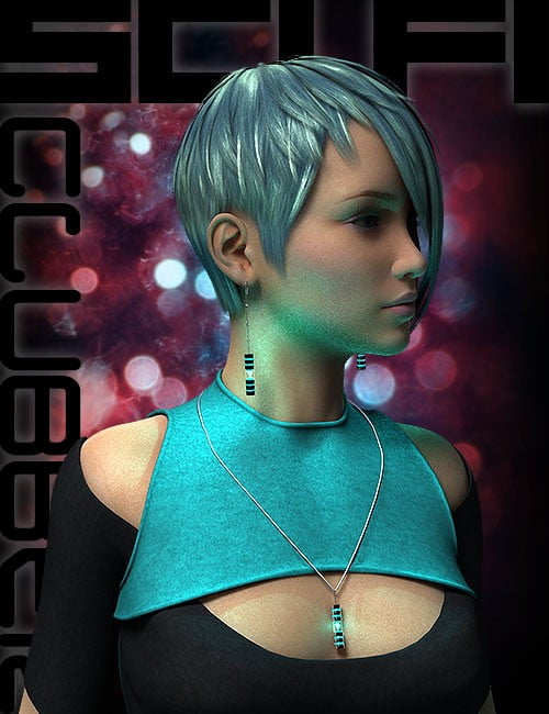 Sci-Clubber Outfit for Genesis 2 Female(s)