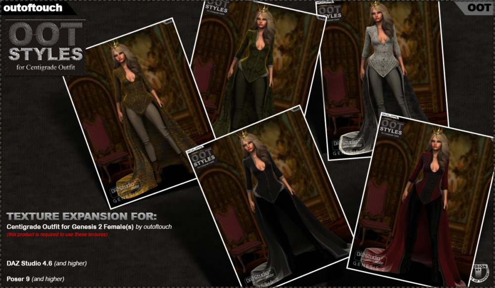 ROYAL STYLES for Centigrade Dress for Genesis 2 Female(s)