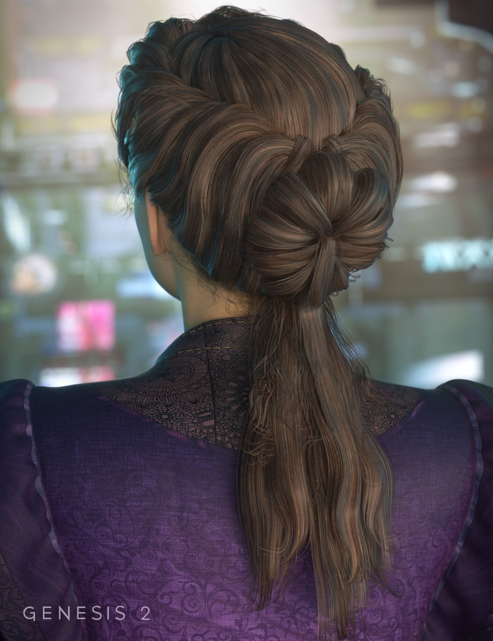 Augusta Hair for Genesis, Genesis 2 Female(s)