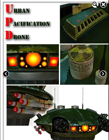 Urban Pacification Drone UPD