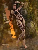 Molten Outfit for Genesis 2 Female(s)