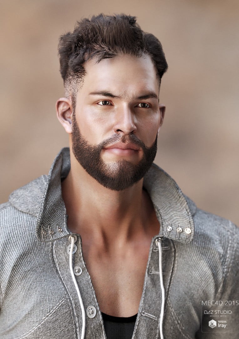 Mec4D Unshaven 2 for Genesis 2 Male(s)