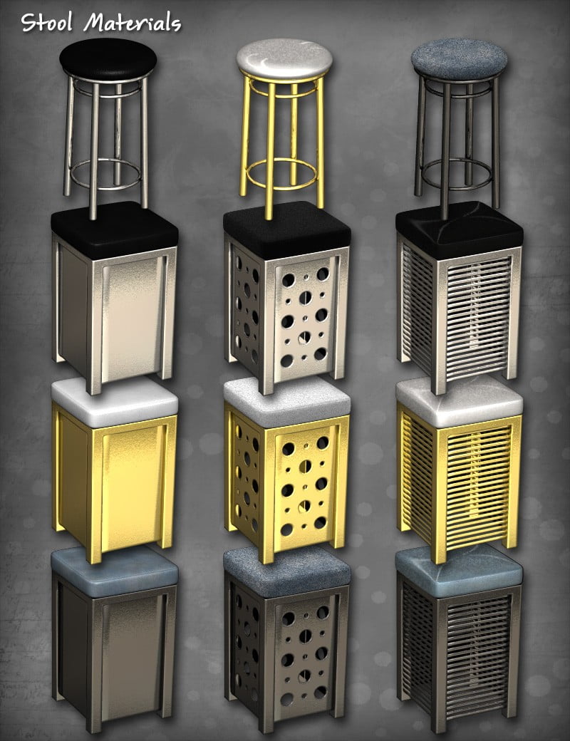 Studio Drapes - High Stools