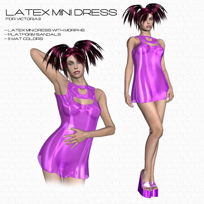 Latex Dress V3