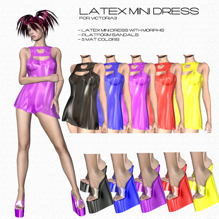 Latex Dress V3