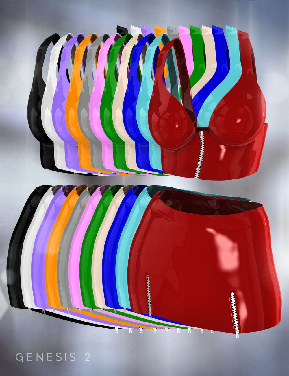 Sexy Skirt and Halter Textures