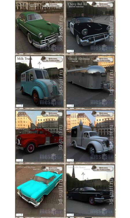 Fedoraville Vehicles Volume 1