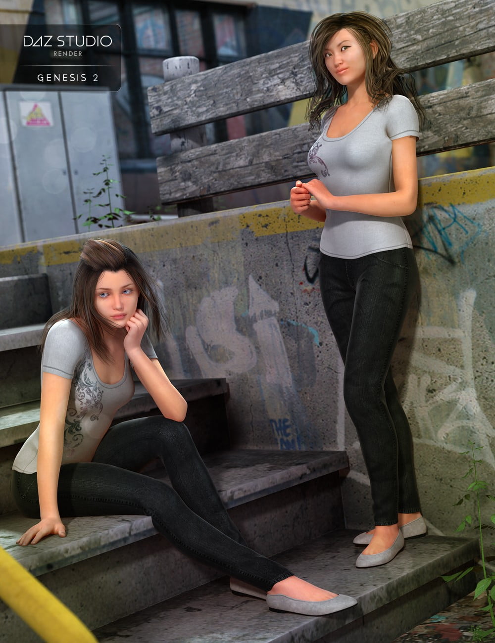 Errands Outfit for Genesis 2 Female(s)