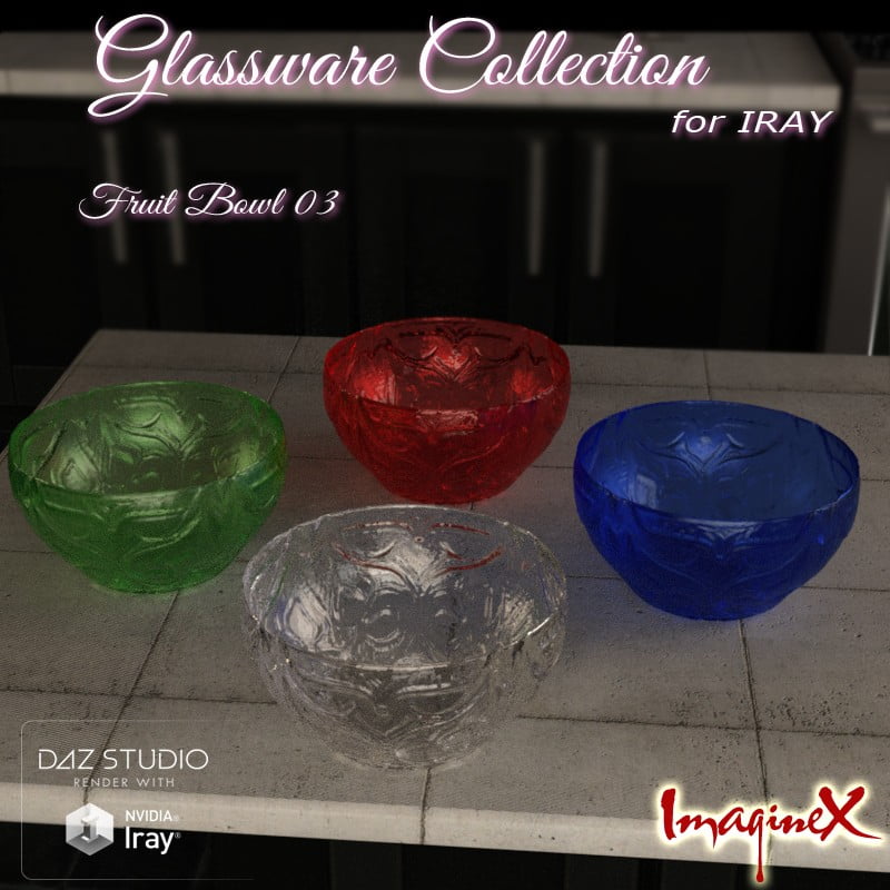 Glassware Collection for Iray
