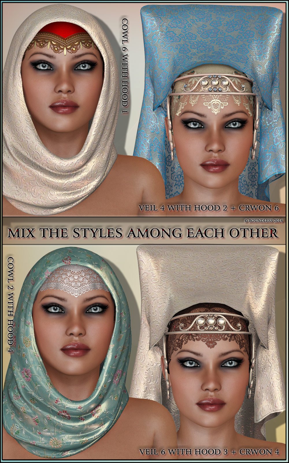 Oriental Fascination for Headdresses Grace
