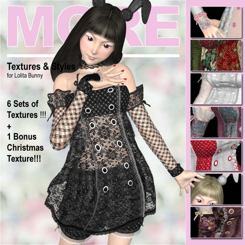 MORE Textures & Styles for Lolita Bunny