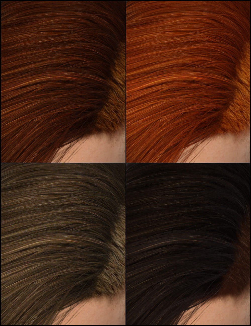 Colors for Edit Male Hair