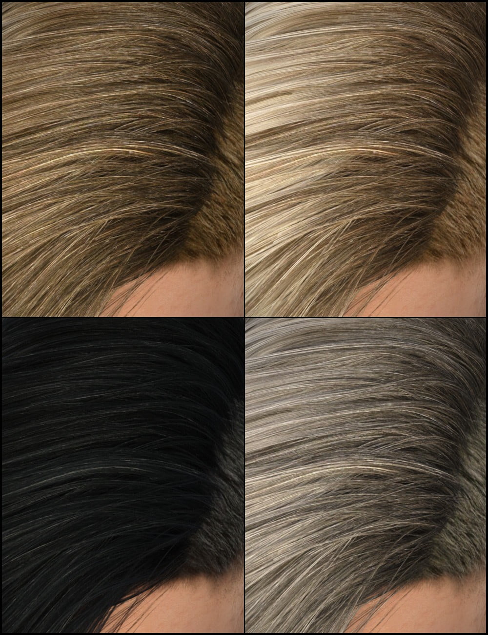 Colors for Edit Male Hair
