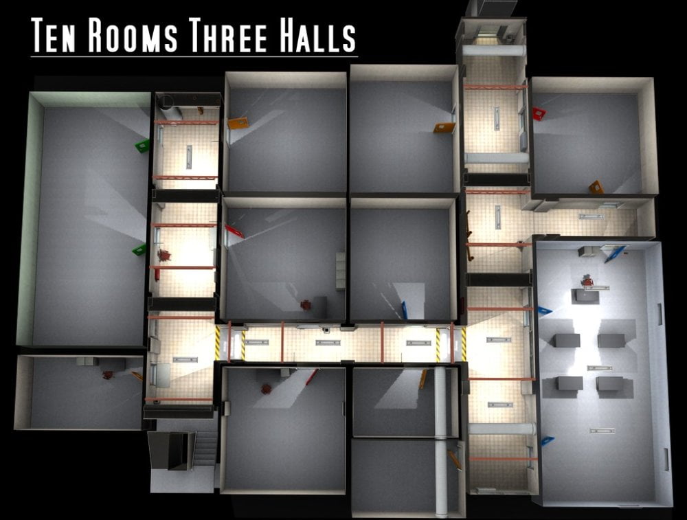 Ten Rooms Three Halls - Ubiquitous Interior