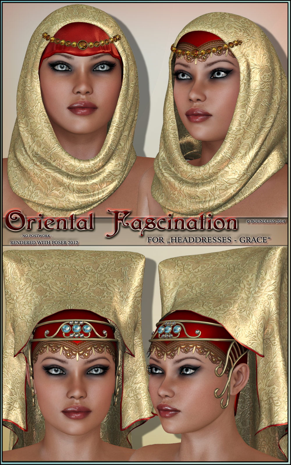Oriental Fascination for Headdresses Grace