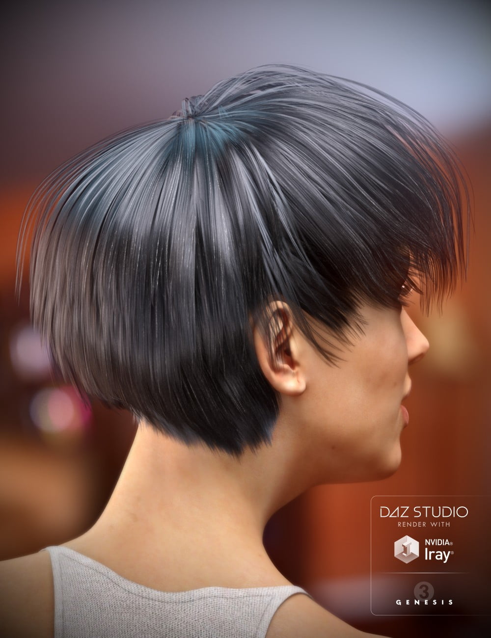 Dove Hair for Genesis 3 Female(s)