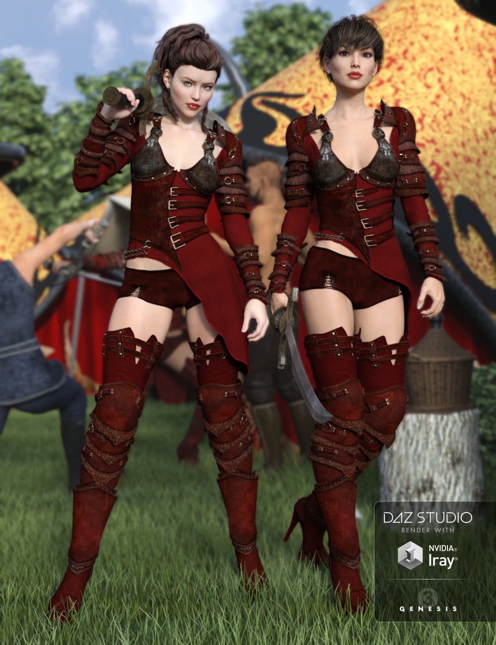 Red Talon for Genesis 3 Female(s) and Genesis 2 Female(s)