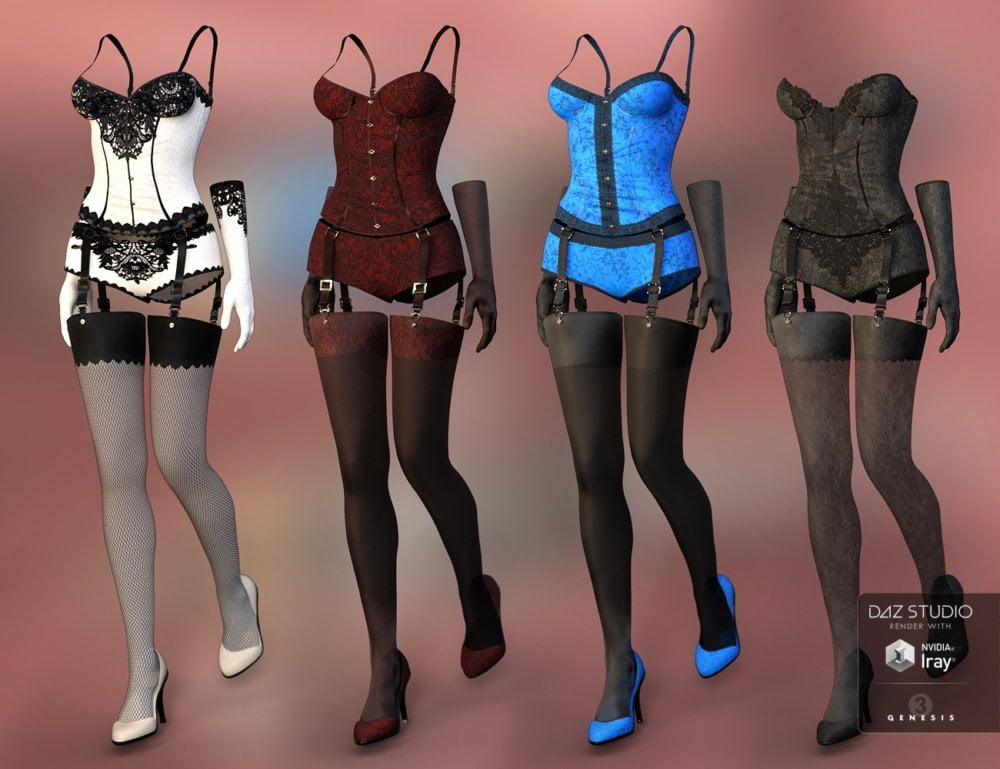 Corset Lingerie Textures
