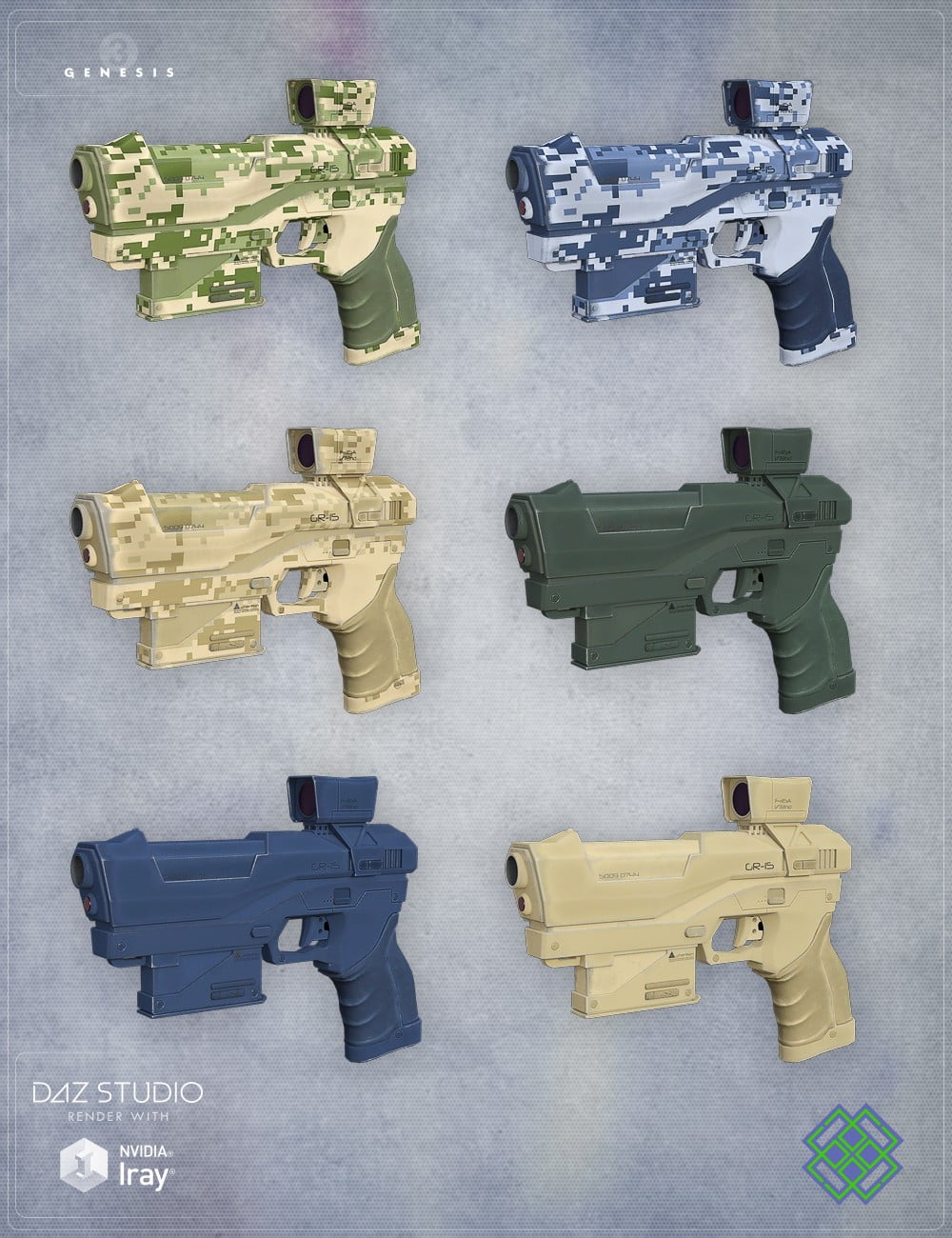 Gun GR15 for Genesis 3 Female(s)