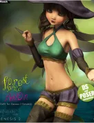 Forest Sprite AddOn Outfit for Genesis 2 Female(s)