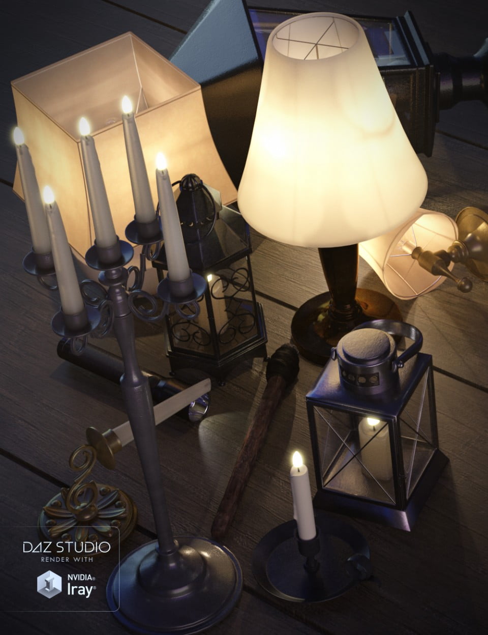 Lighting Collection Prop Set