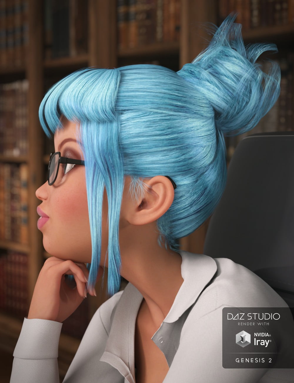Librarian Pinup Updo