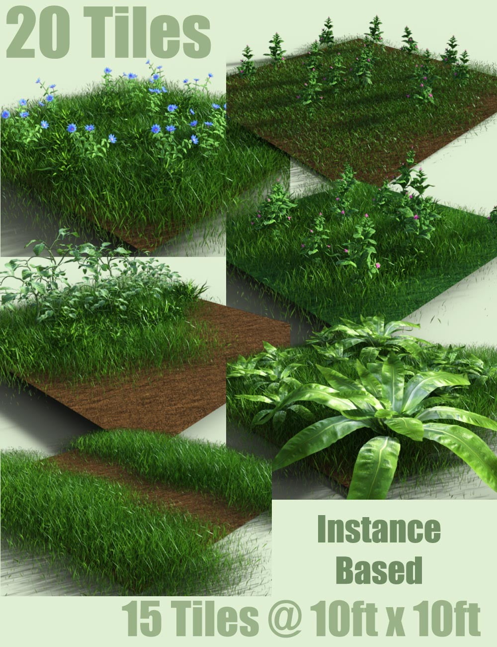G3D-DA Grass and Plant Pack
