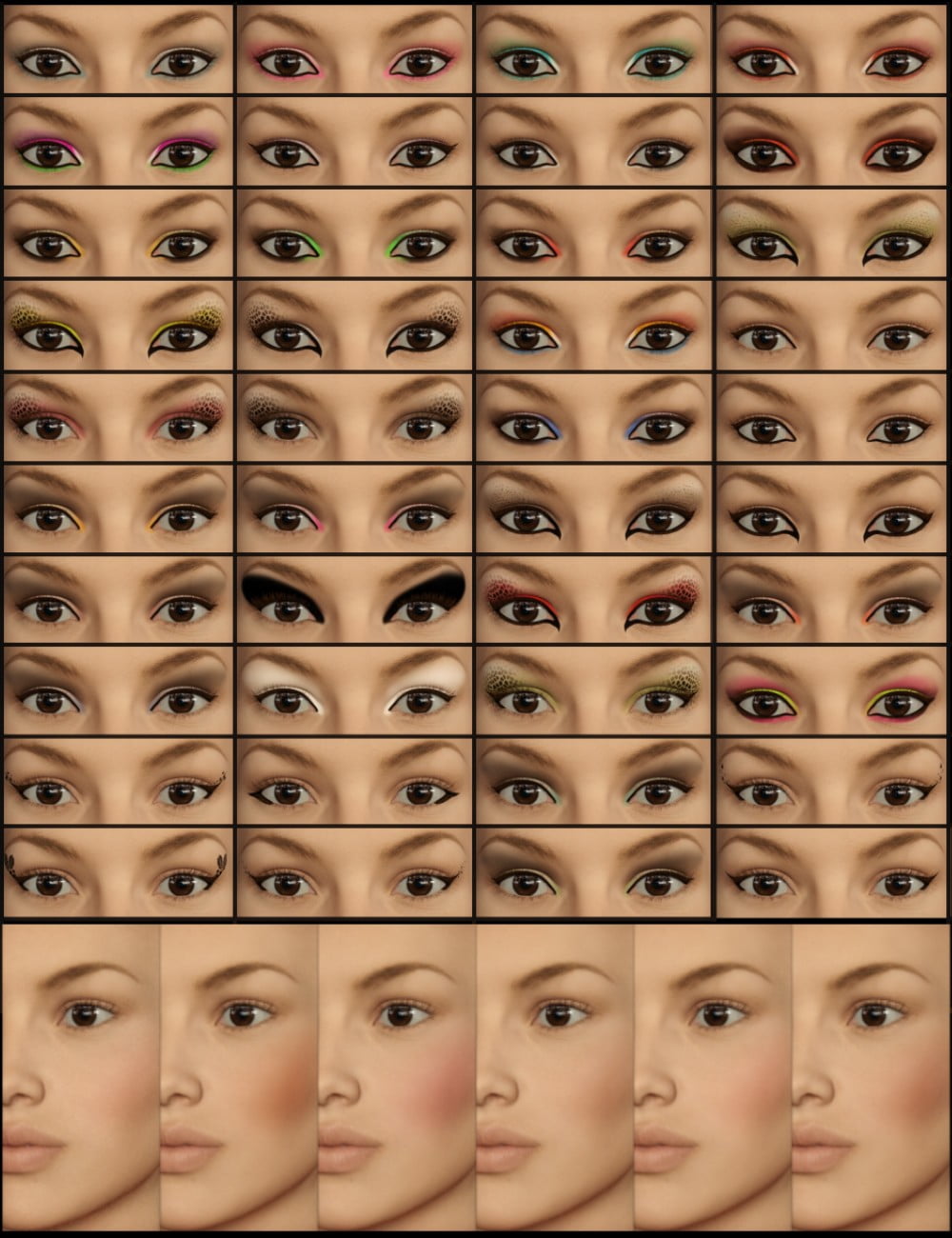 L.I.E Make-up Set for Genesis 3 Female(s)