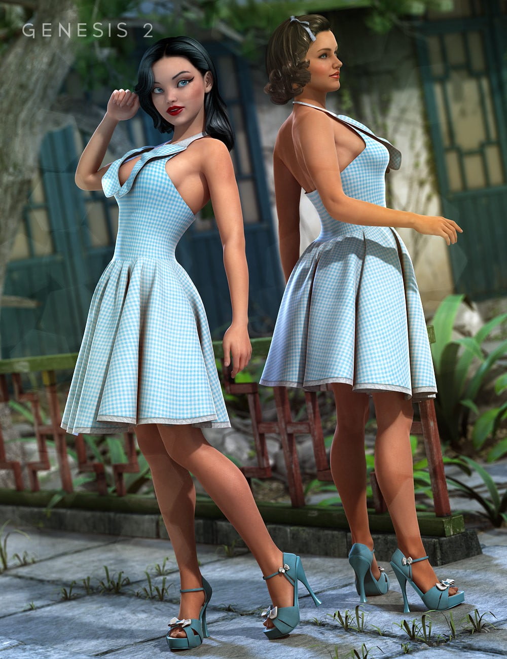 Vista Dress for Genesis 2 Female(s)