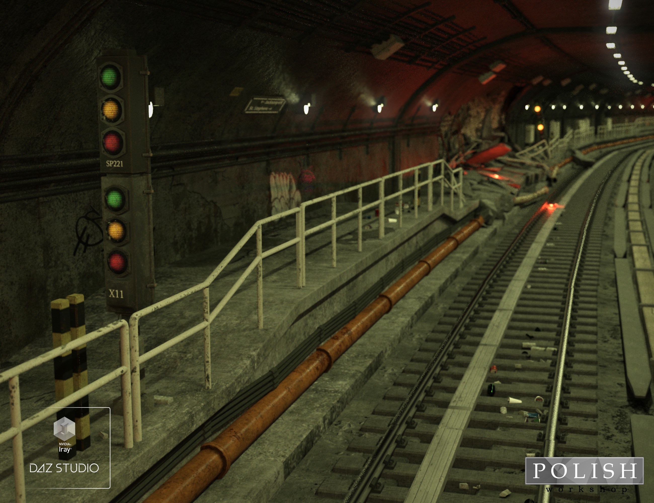 Ruined Subway Tunnel