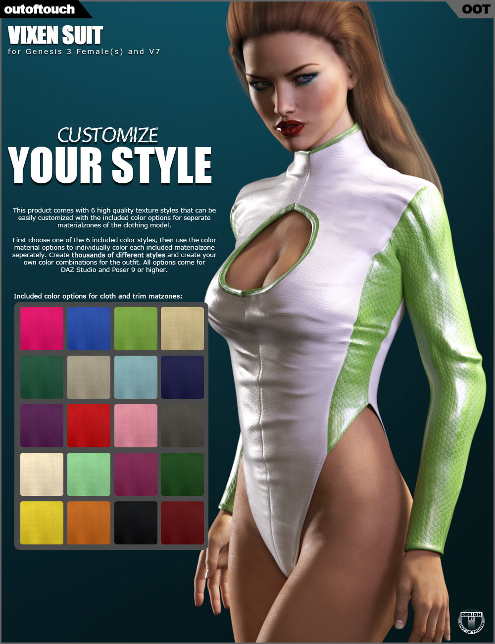 Vixen Suit for Genesis 3 Female(s)