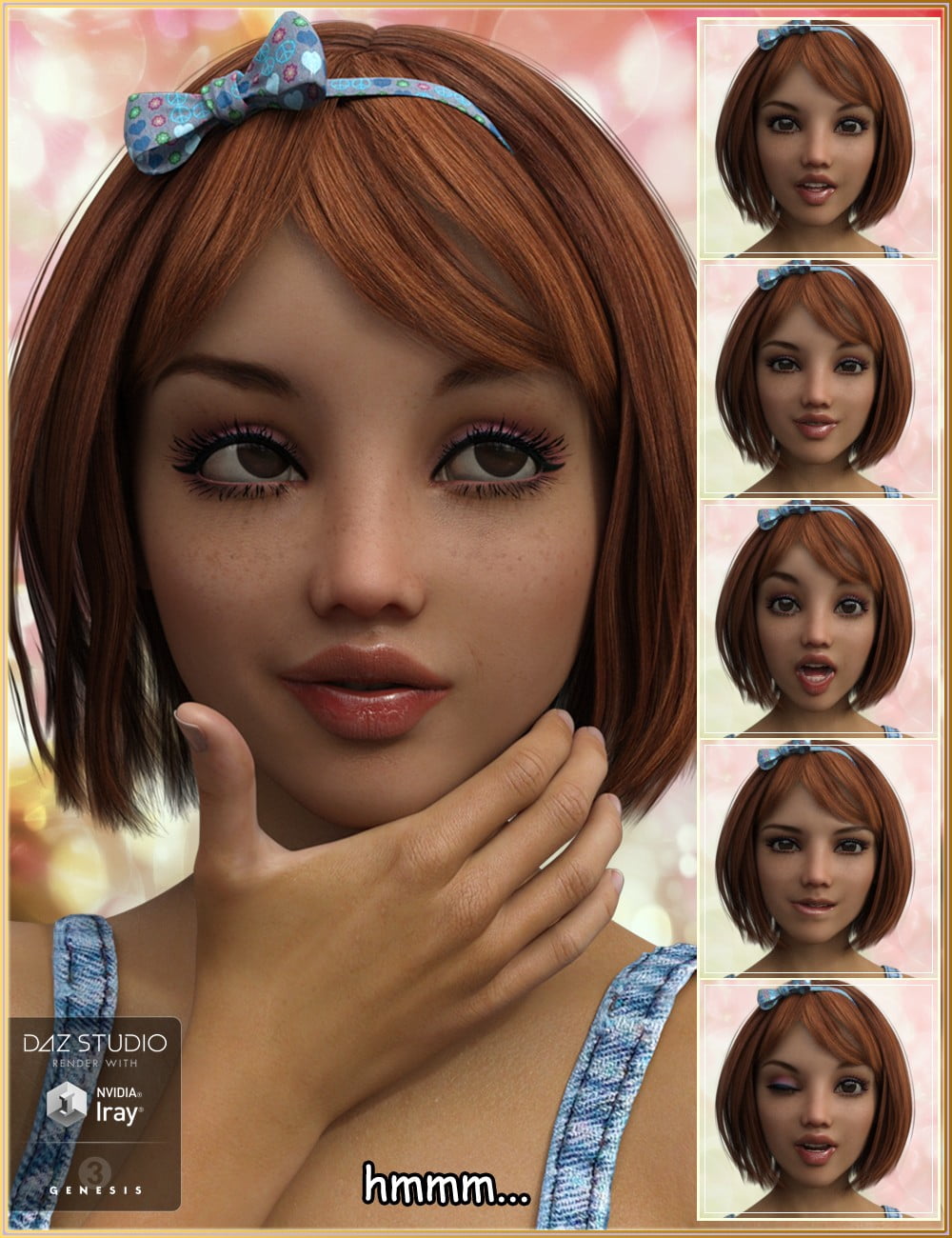 01-chillaxin-mix-and-match-expressions-for-teen-josie-7-daz3d