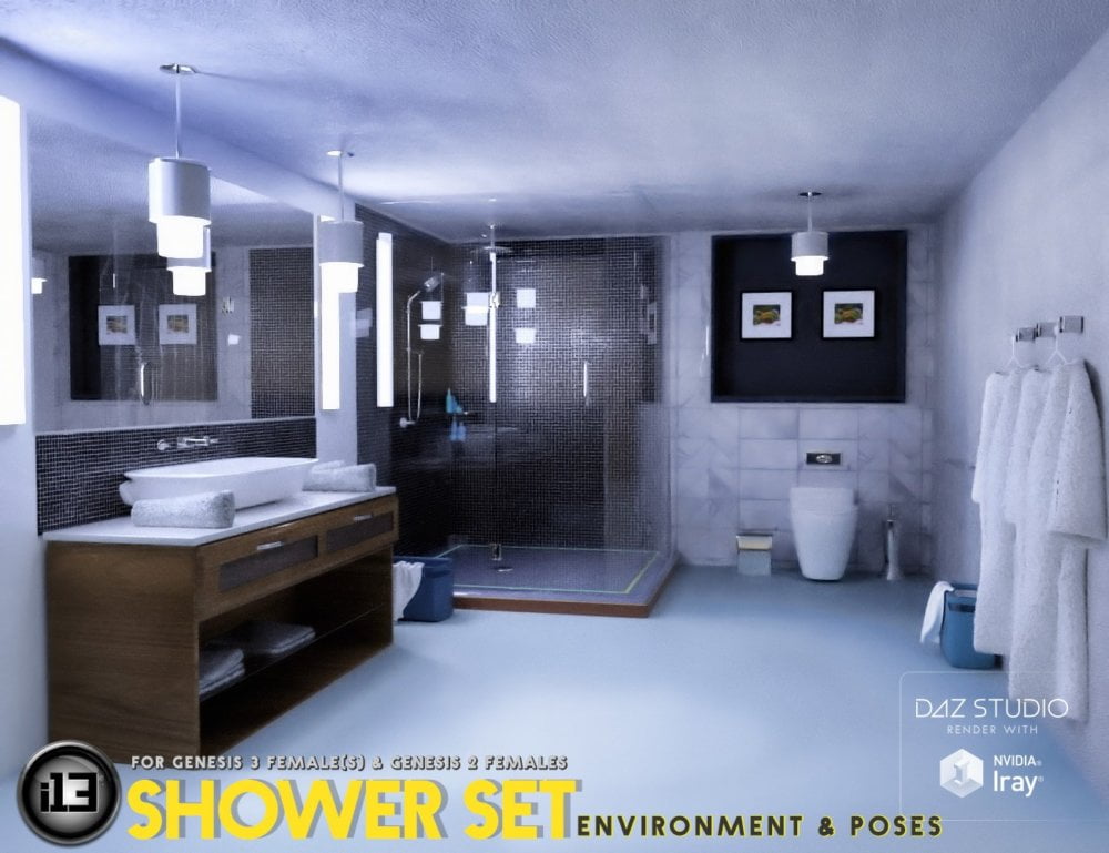01-i13-shower-set-daz3d