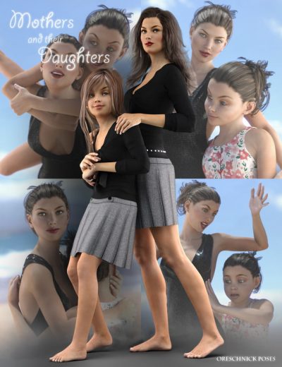 01-oreschnick-poses-mothers-and-their-daughters-poses-daz3d-1