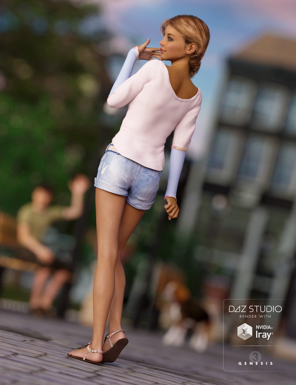Summer Trend Outfit for Genesis 3 Female(s)