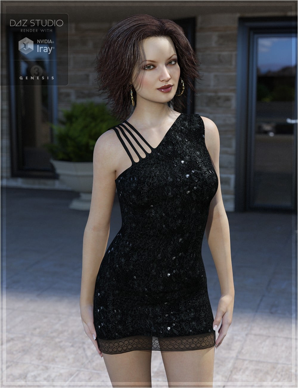 Manhattan Dress for Genesis 3 Female(s)