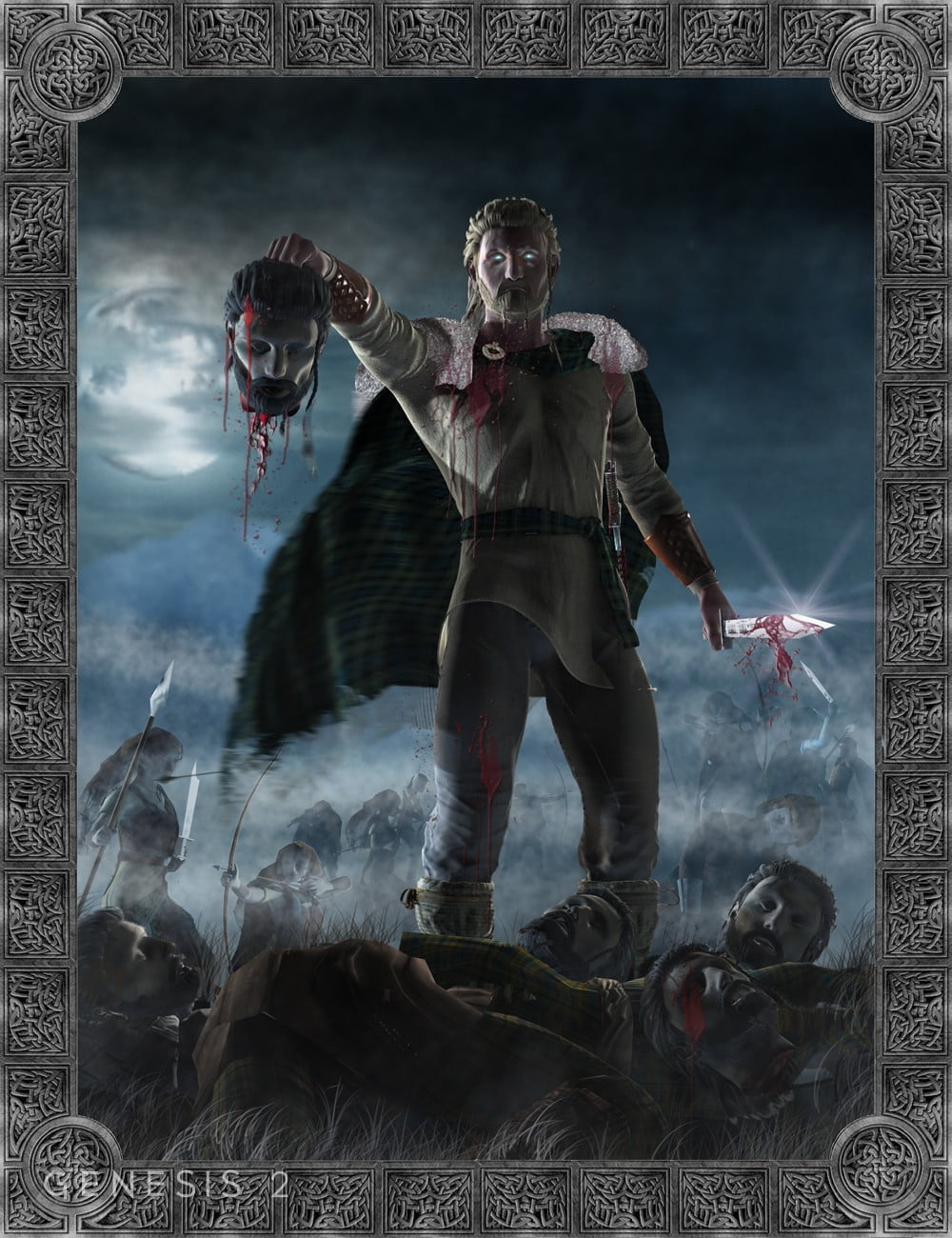 Celtic Fionn Outfit for Genesis 2 Male(s)