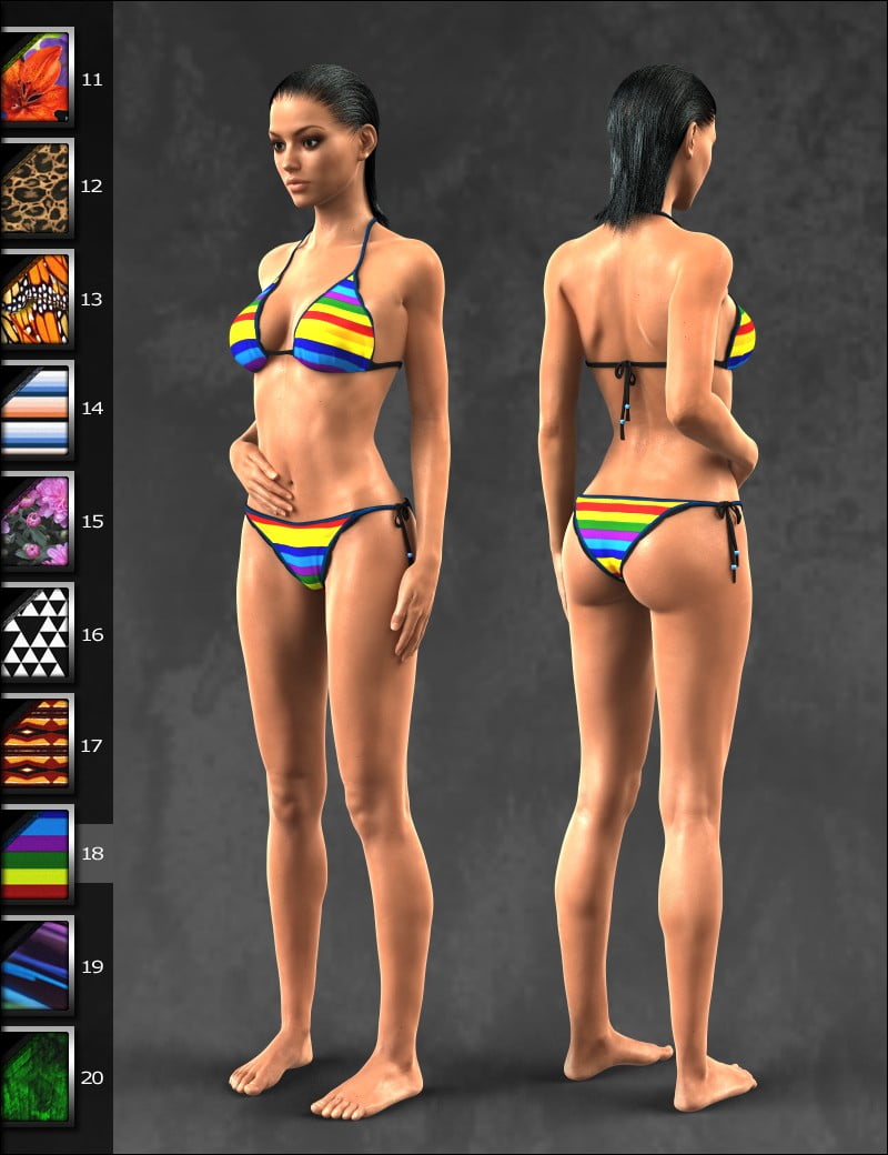 SwimWear for Genesis 3 Female(s)