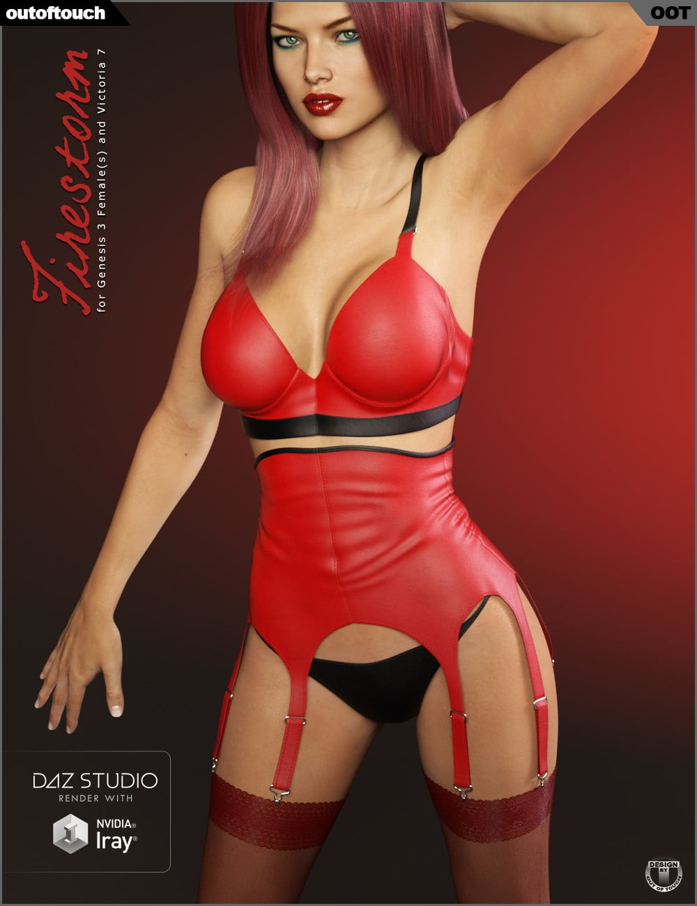 Firestorm Outfit for Genesis 3 Female(s)