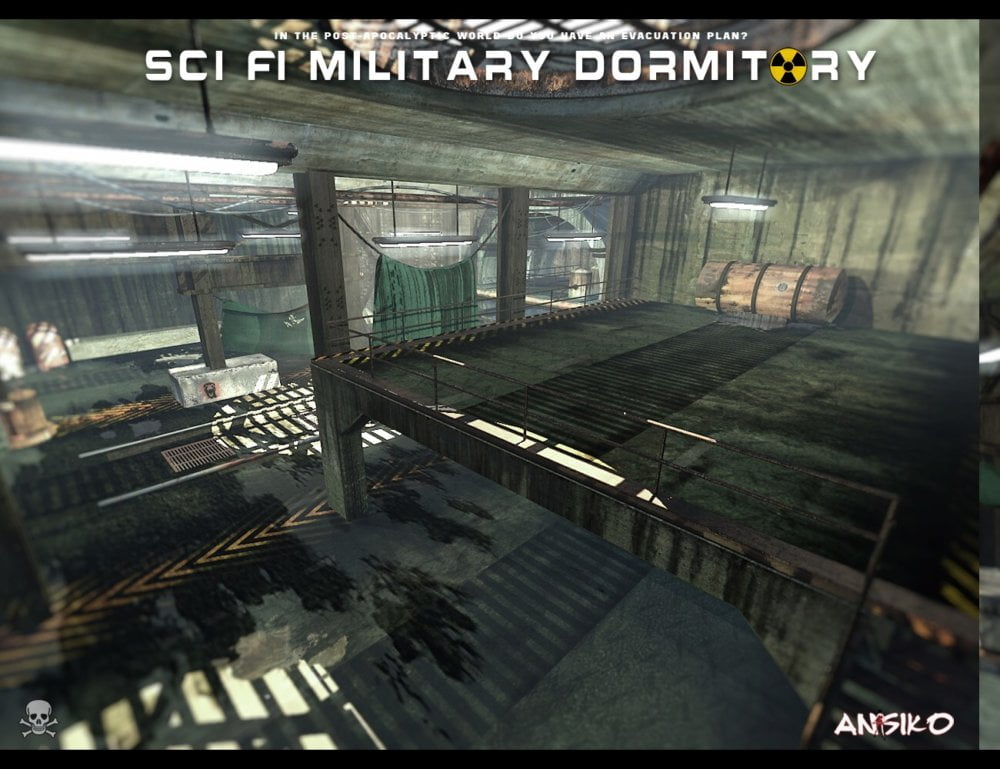 SCI FI Military Dormitory