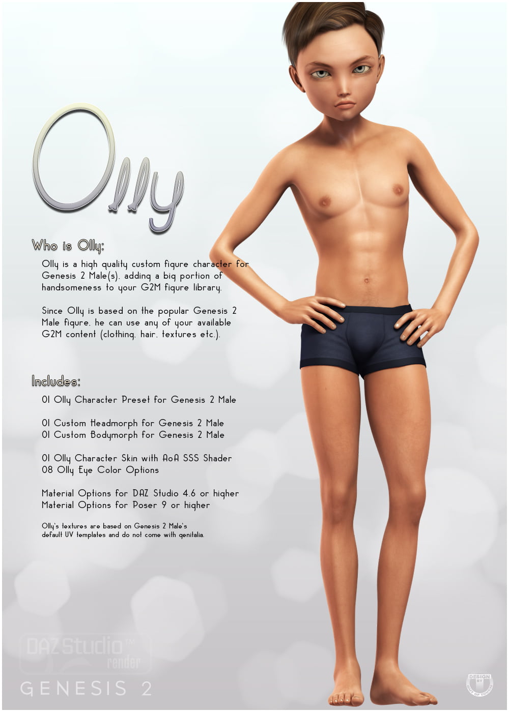 Olly Base for Genesis 2 Male(s