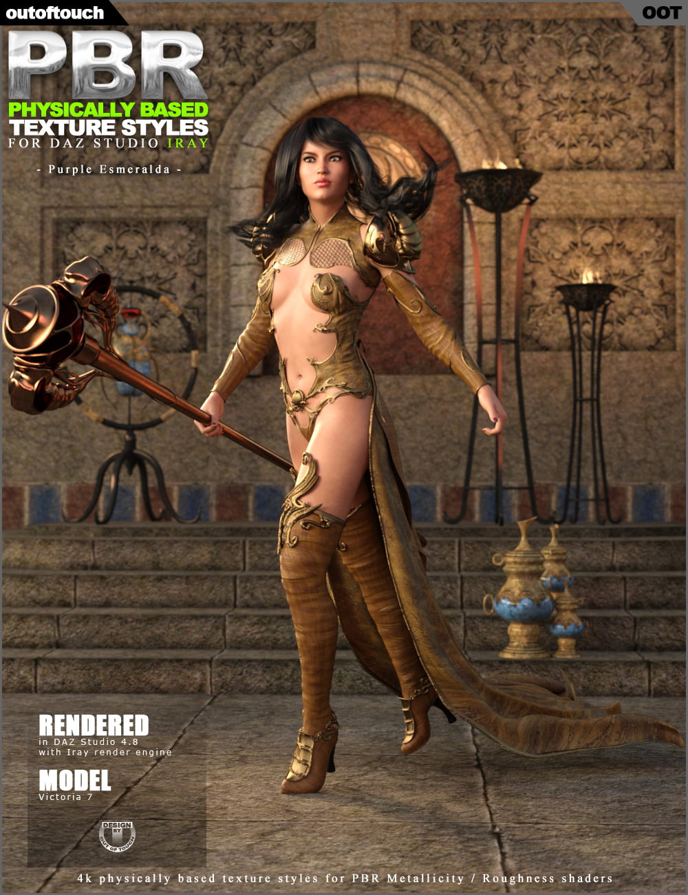 OOT PBR Texture Styles for Purple Esmeralda