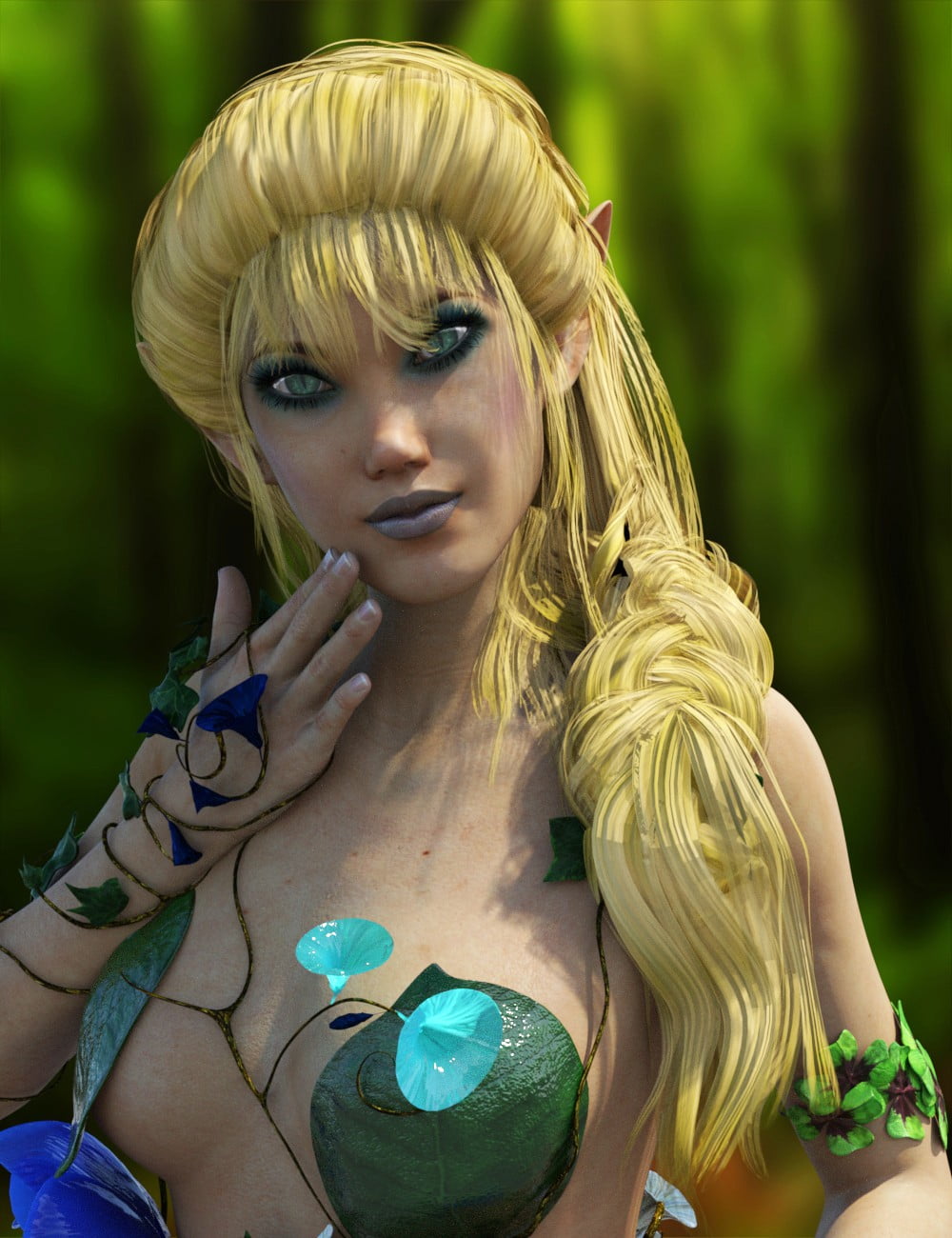 Eyra Hair for Genesis 3 Female(s)