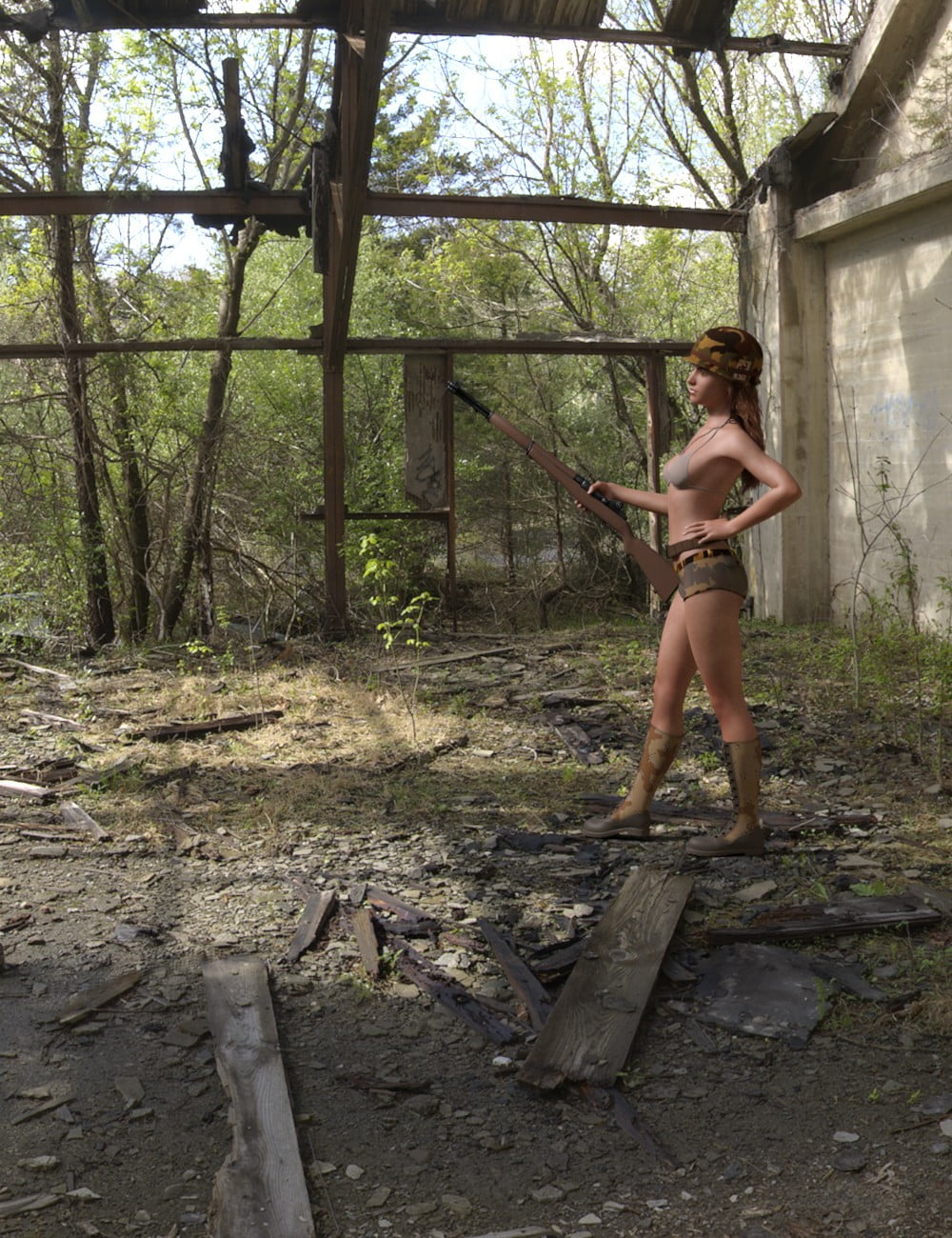 Iray HDRI: Apocalyptic Plant Indoors Set 2