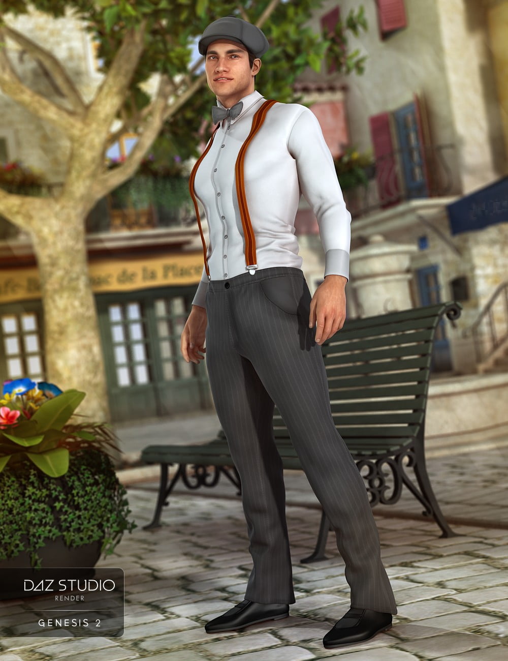 Retro hot sale male attire