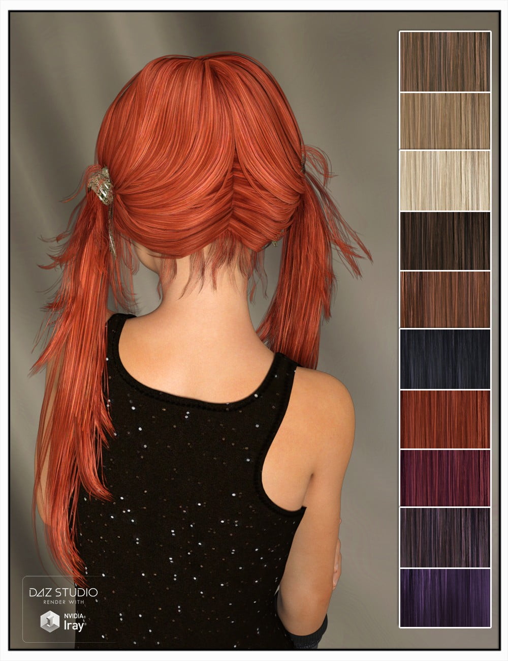 Octavia Hair for Genesis 3 Female(s) and Genesis 2 Female(s)