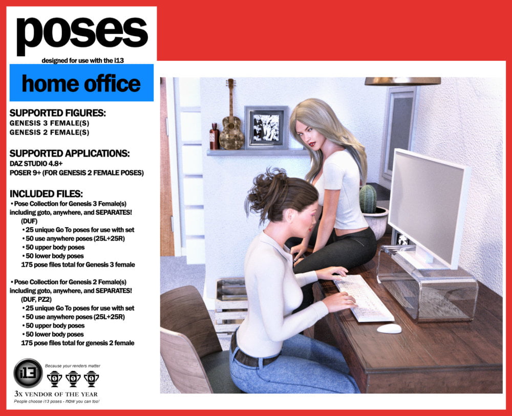 i13 Home Office POSES