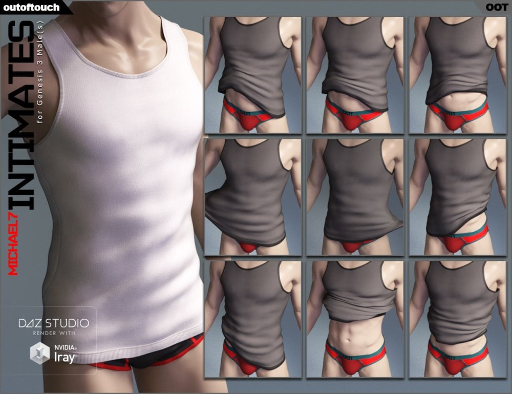 Michael 7 Intimates for Genesis 3 Male(s)