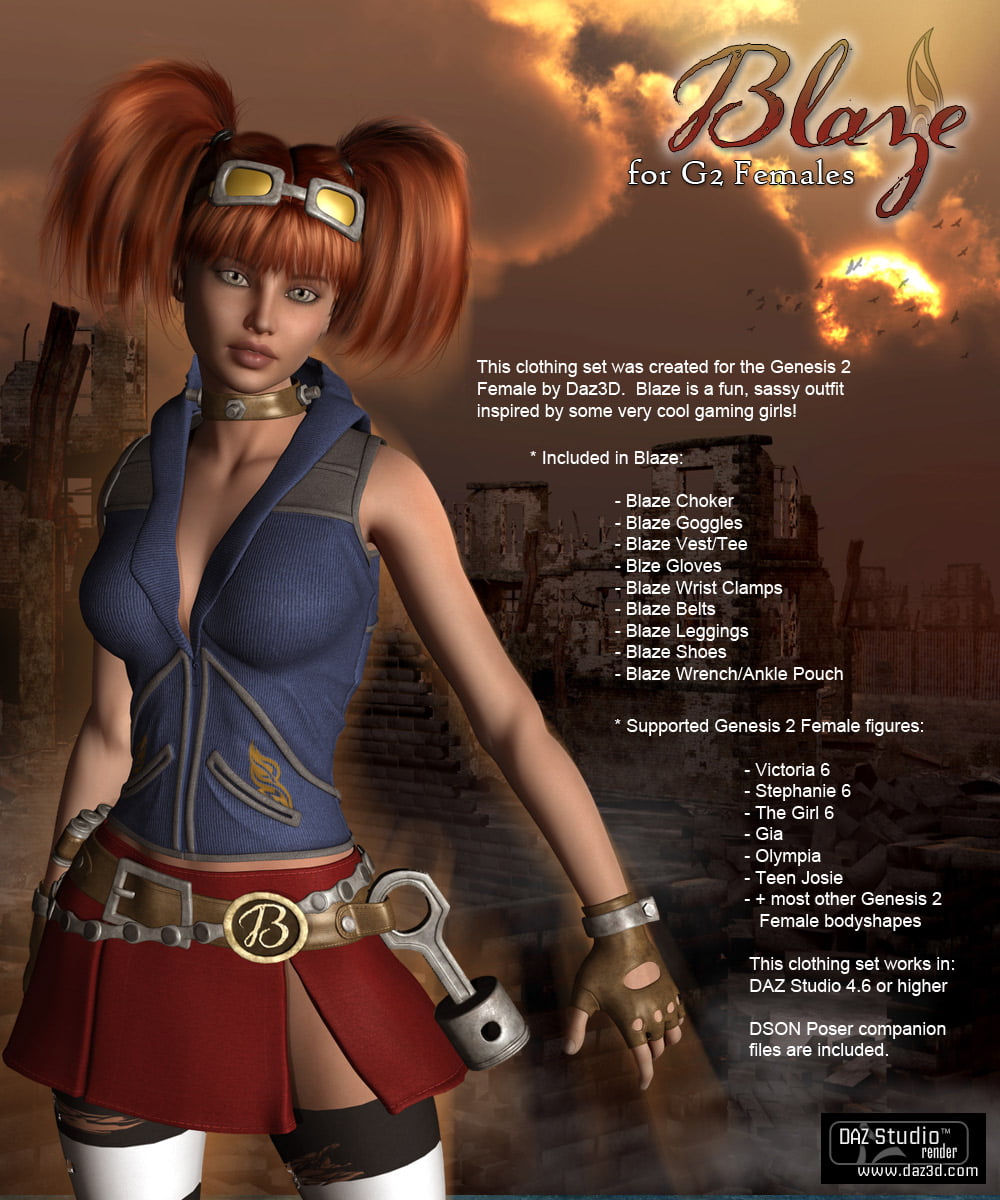 Blaze for Genesis 2 Female