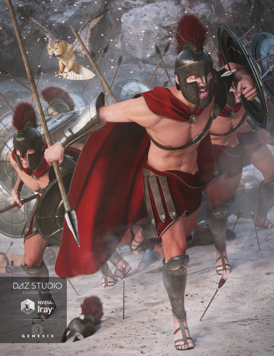 Spartan Warrior for Genesis 3 Male(s)